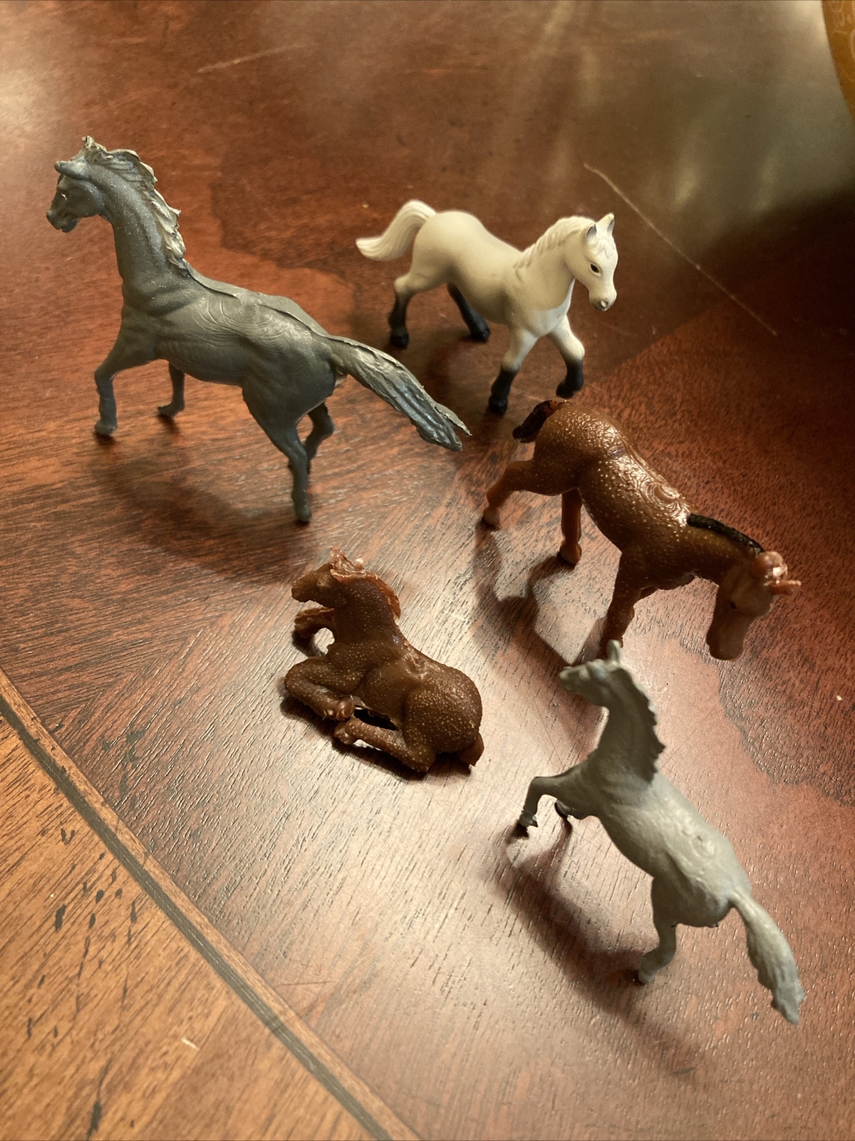 Vintage toy plastic horses lot of 60 Grey and brown horses eBay