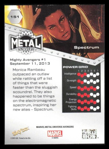 2023 Skybox Avengers Marvel Metal Universe Base Copper Cards You Pick & Choose - Picture 25 of 89