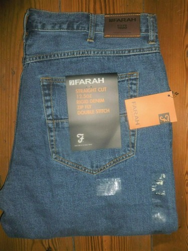 FARAH JEANS LIGHT WASH STRAIGHT FIT 