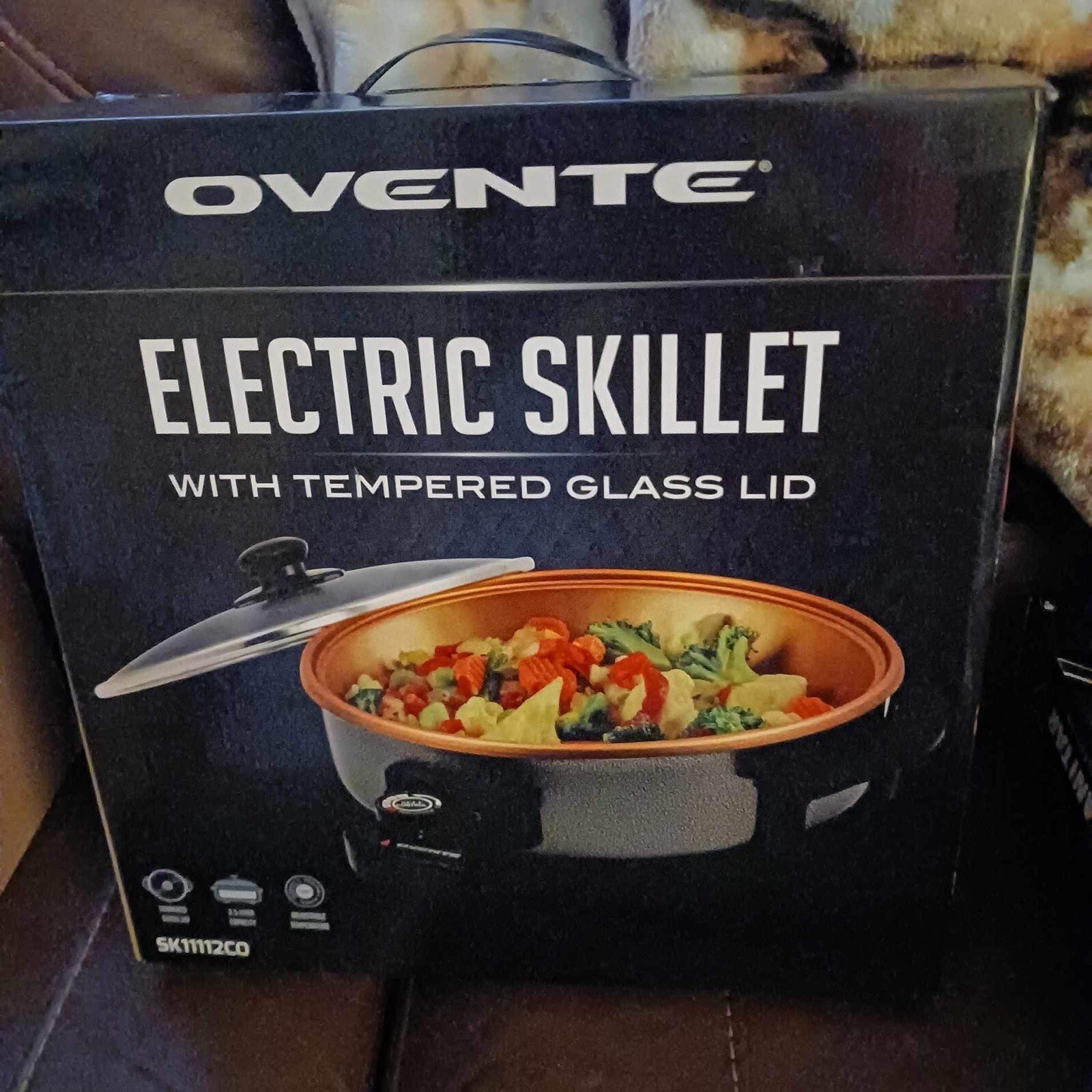 OVENTE SK11112CO 12 inch Electric Skillet 814667022707 eBay