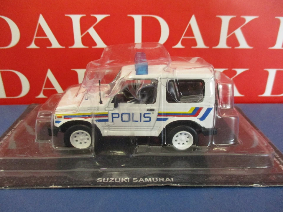 Die cast 1/43 Modellino Auto Polizia Police Suzuki Samurai Malesia - Immagine 4 di 4