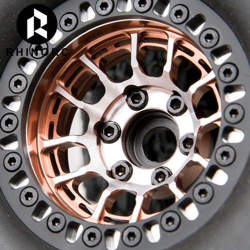 Llanta OffSet RhinoRC 1.9" MOZA ZERO 4 piezas para coche sobre orugas RC 1/10 SCX10 RR10 - Imagen 13 de 17