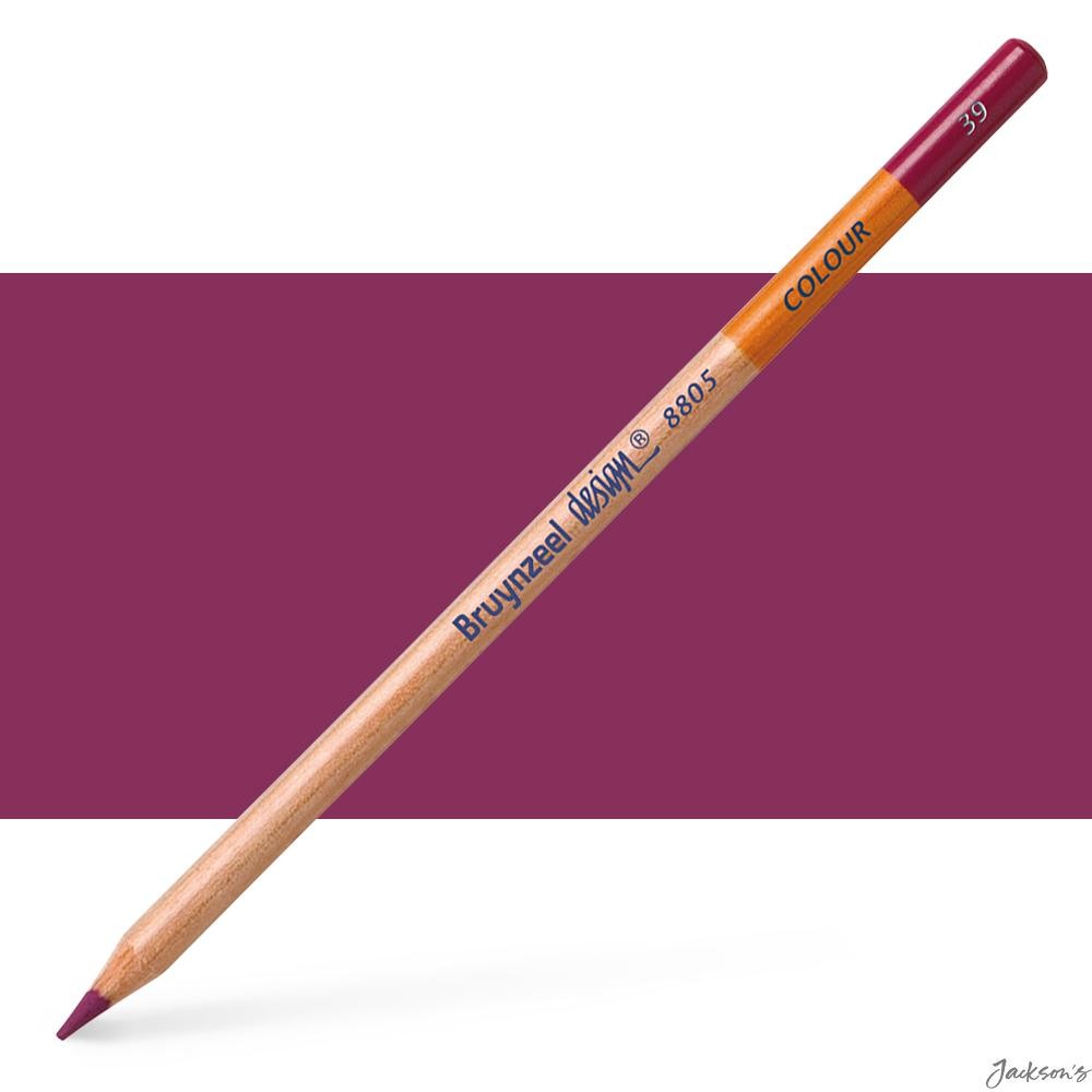 Bruynzeel Design Colour Pencil Cedar Wood Magenta For Drawing And Sketching