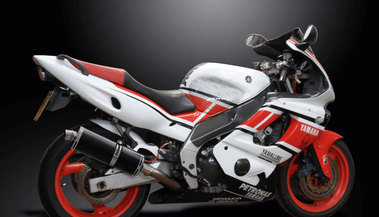 Remplacez votre pot lourd par le Silencieux Carbone YZF 600 Thundercat 350mm