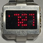 Très Rare Montre Homme LED Vintage à quartz digitale en très bon état 