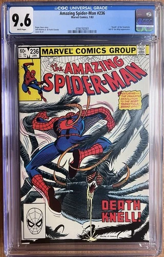 The Amazing Spider-Man 236 CGC 9.6! White Pages! Tarantula! John Romita Jr!