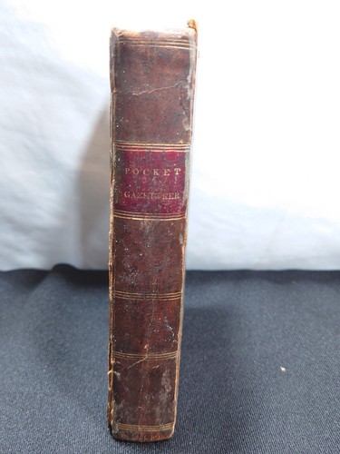 1823 Pocket Gazetter Of The United States with Map Jedidiah Morse Richard Morse - Picture 3 of 24