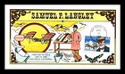 DR JIM STAMPS US COVER SAMUEL LANGLEY AIR MAIL FDC COLLINS HAND PAINTED