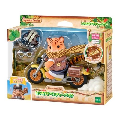 【PSL】Calico Critters Tiger's Adventure Bike EPOCH Japan Sylvanian Families