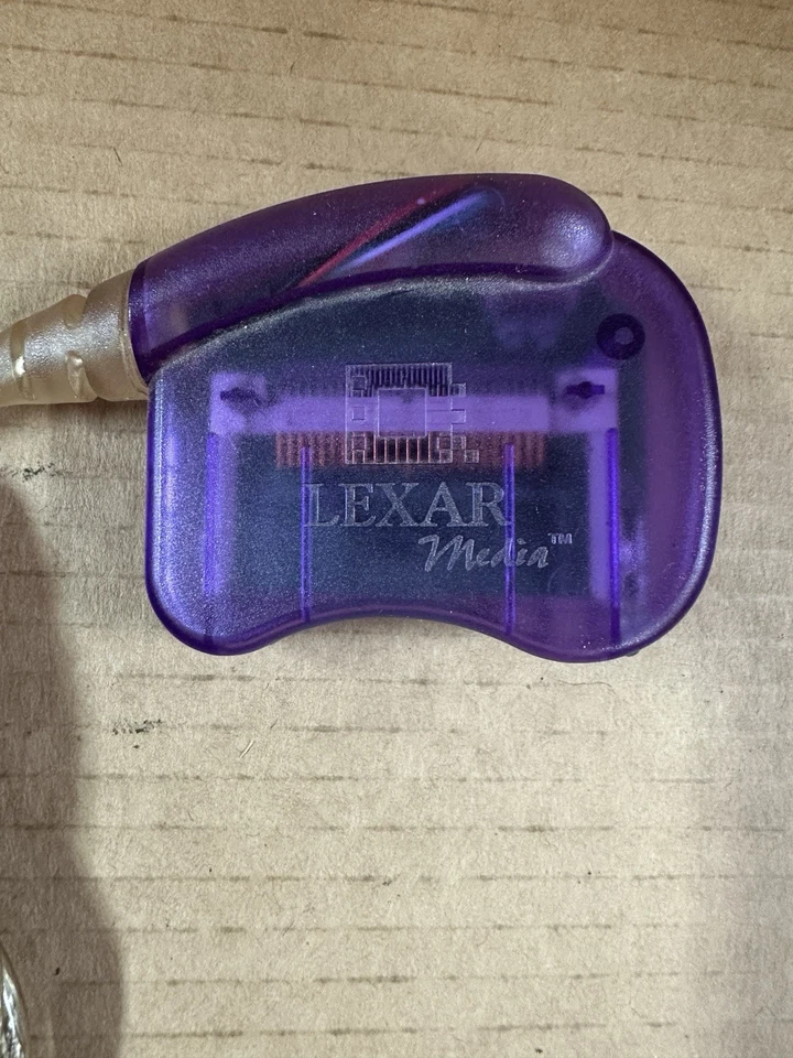 Vintage 2002 Lexar Media USB Compact Flash Reader WORKS - Image 4 of 4