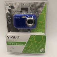 Vivitar ViviCam S126 16MP Compact Digital Camera HD Video 4x Zoom Blue