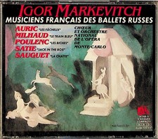 MARKEVITCH Diaghilev Ballets Russes AURIC Les Facheux MILHAUD Train Bleu ++ 2-CD
