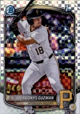 2025 Bowman Draft #BDC-126 Adonys Guzman Chrome X-Fractor