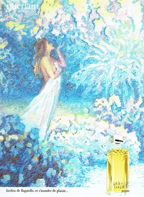 Werbung Advertising 1225 1983 Jardins de Bagatelle Guerlain Parfum