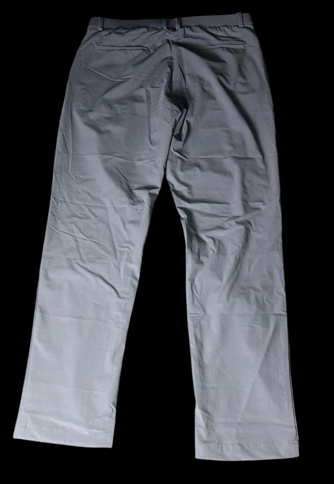 PJ Paul Jones 男式中号蓝色打褶弹力裤 — 第 2/4 张图片