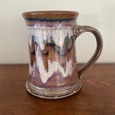 Vintage 1991 Handmade Ceramic Mug Glazed Eart...