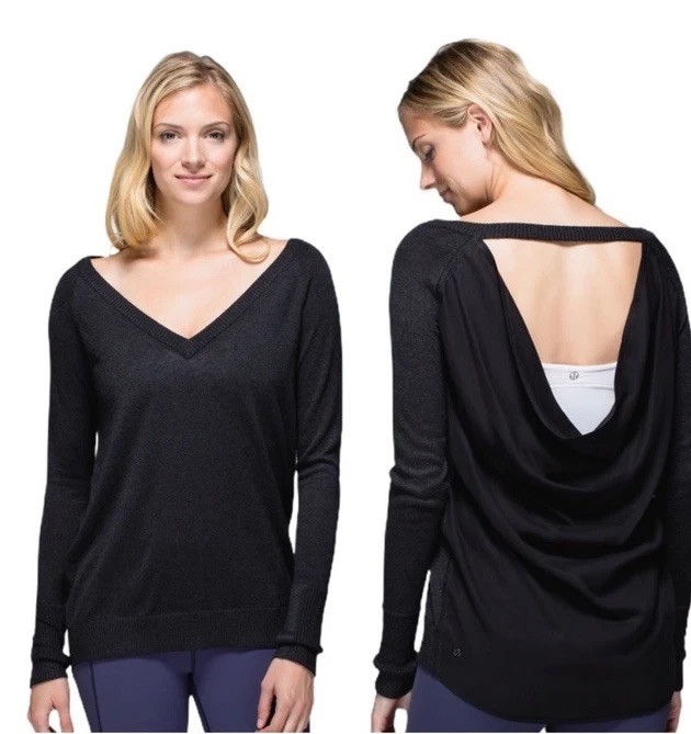 Lululemon Unity Cashmere Blend Pullover Sweater 8… - image 1