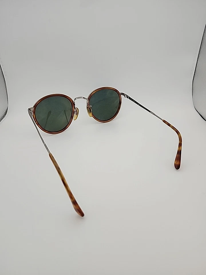 Vintage Giorgio Armani Tortoise Sunglasses 1980s 1990s-No Scratches. "GA" - Image 2 of 4