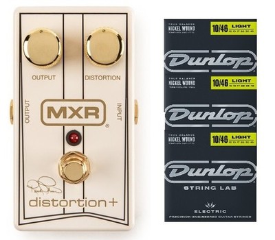 MXR RR104C Randy Rhoads Special Edition Distortion+ Pedal (w/3 Free String Sets)