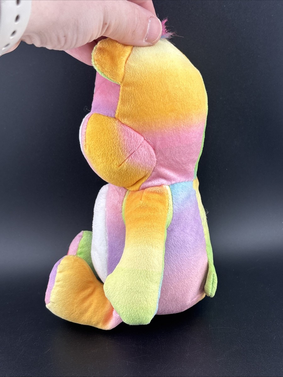Care Bears Togetherness Bear Rainbow Heart Plush Bean Stuffed