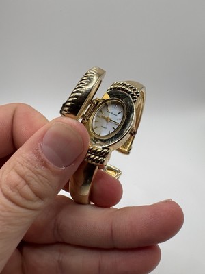 gem Essence women s Sparkle Lockett Watch One Size Goldtone   Untested