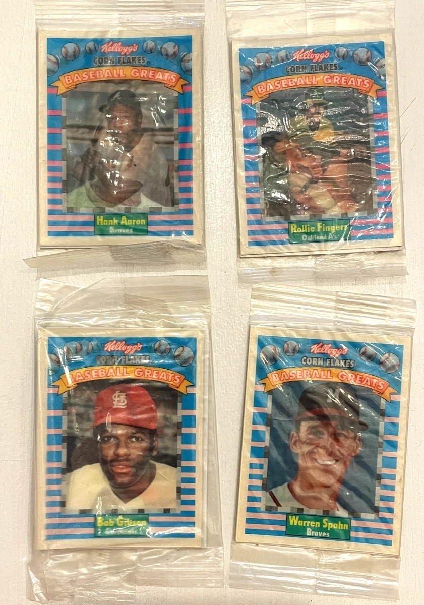 1991 Kellogg's Corn Flakes Baseball Greats Lenticular Card LOT