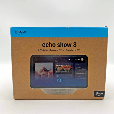 Newest Amazon Echo Show 8 (Gen 4) White - MD6NE4 - Alexa+ Smart