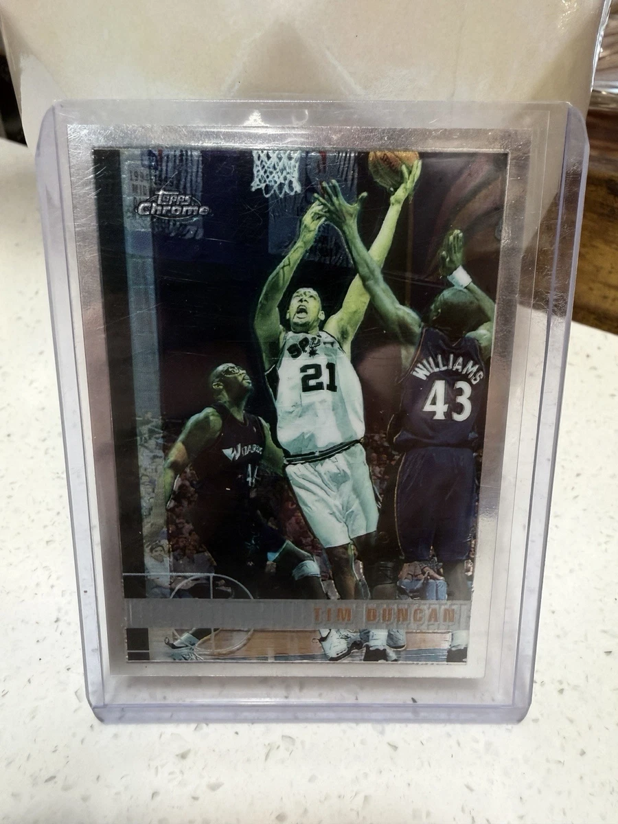 Topps Tim Duncan Basketball Rookie Sports Trading Cards for sale