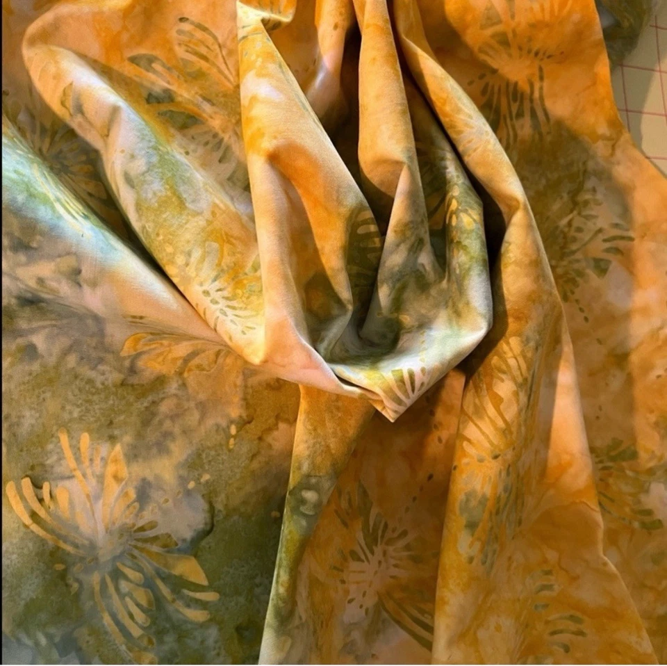 Benartex Bali Batiks “In the Garden Balis” – Tela Mariposa – 1 Yarda 45” Ancho Foto 4 de 4