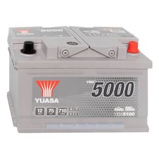 Yuasa 75Ah Autobatterie YBX5100 SMF 12V Silver High Performance Starterbatterie
