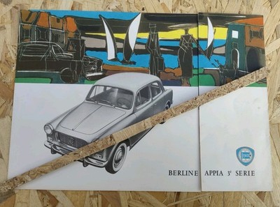Leaflet Lancia Appia 3rd series, 4 facades, French language