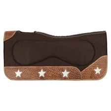 Showman 31" x 32" Cosmic Hide Contoured Felt Saddle Pad