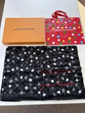 Louis Vuitton Scarf Stole Kusama Yayoi Collaboration Square SeeDescription