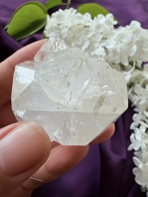 Natural Clear Quartz Crystal Cluster Raw Quartz Point Specimen Healing Crystal