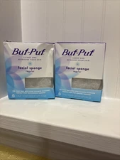 Buf-Puf Regular Facial Sponge ( 2 pack ) blue