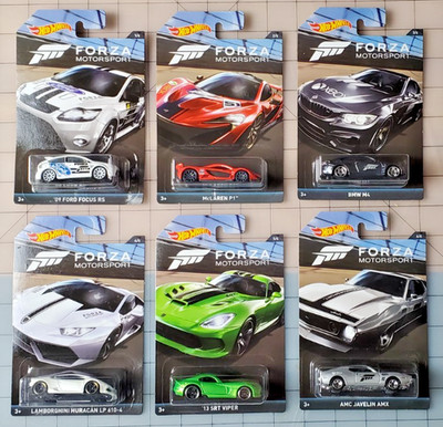 2017 Hot Wheels - Forza Motorsport - Complete Set Of 6 - 1:64 Diecast
