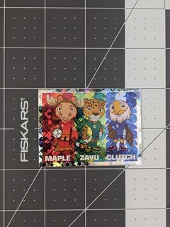 Maple Zayu Clutch FWC 3 2026 Panini FIFA World Cup Mascots Rare Sparkle Sticker