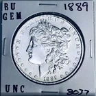 1889 BU GEM MORGAN SILVER DOLLAR UNC MS+++ U.S. MINT RARE COIN 8037