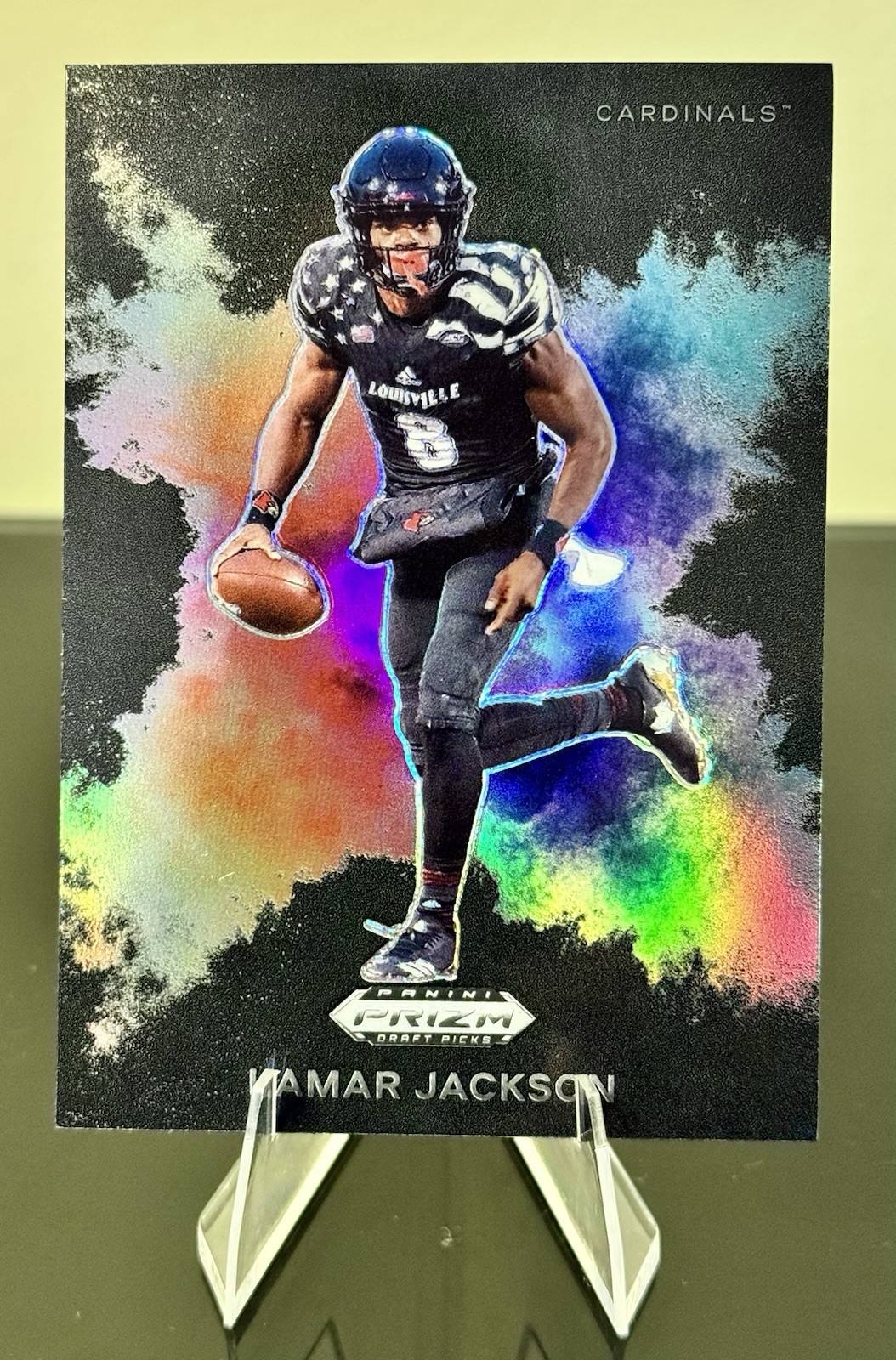 2024 Panini Prizm Draft Picks - Black Color Blast Lamar Jackson #CB-30