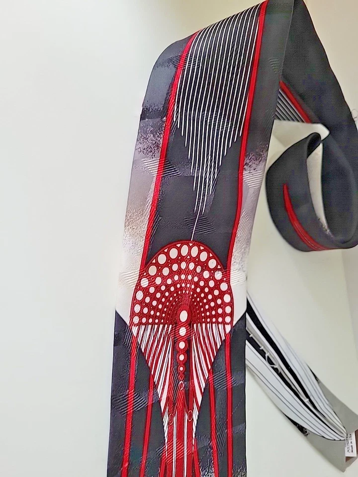 Corbata de negocios para hombre "Stanley Blacker" diseño Art Deco T0353 Foto 4 de 4