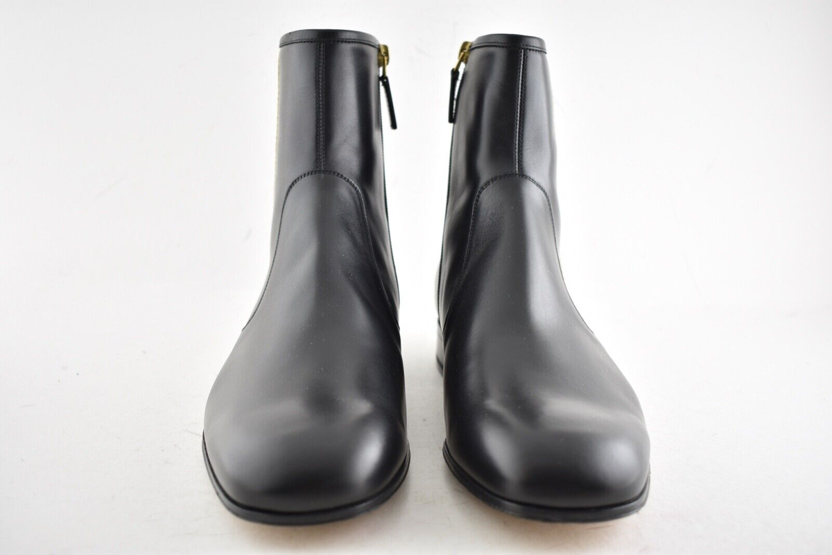 Gucci Mens Bonny Black Chelsea Boot Gucci Leather boots with  main image 4