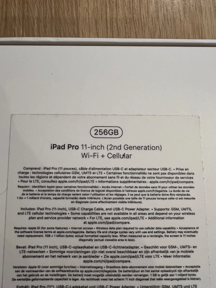 Apple iPad Pro 11-inch (2nd generation) · 256GB · Wi-Fi, photo 3 sur 5