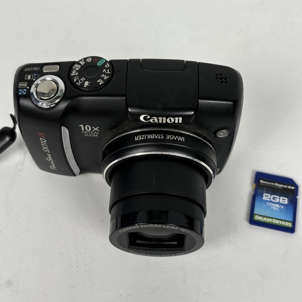 Canon Powershot SX110 IS Digital Camera Tested and Working eBay
