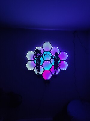 LED Lampe Hexagon Dragonball Z Oder Eigene Cover Aus Bildern Möglich! 