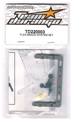 RC Team Durango TD220003 Flex Brace System Set DEX410 v3 v4 DEX410R v3 Optional
