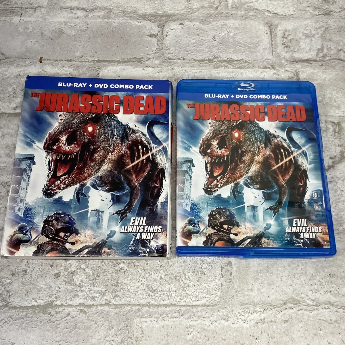OOP THE JURASSIC DEAD BLU RAY & DVD COMBO PACK HORROR MOVIE 2018