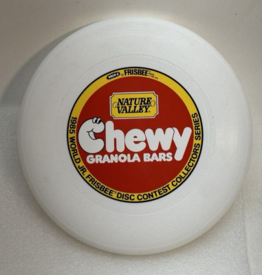 Wham-O Frisbee Nature Valley Chewy Granola Bars 1985 Promo 9in Authentic Vintage