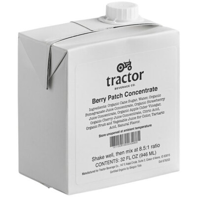 Tractor Organic Beverage 8.5:1 Concentrate 32oz (select flavor below)