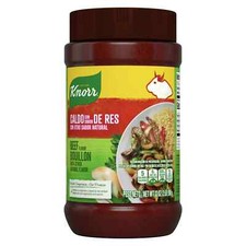 Knorr Granulated Beef Bouillon Seasoning 2 lb Jar Rich Flavor for Soups Stews