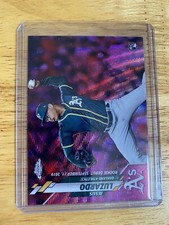 2020 topps chrome update jesus luzardo RC pink refractor And 2020 Topps base RC